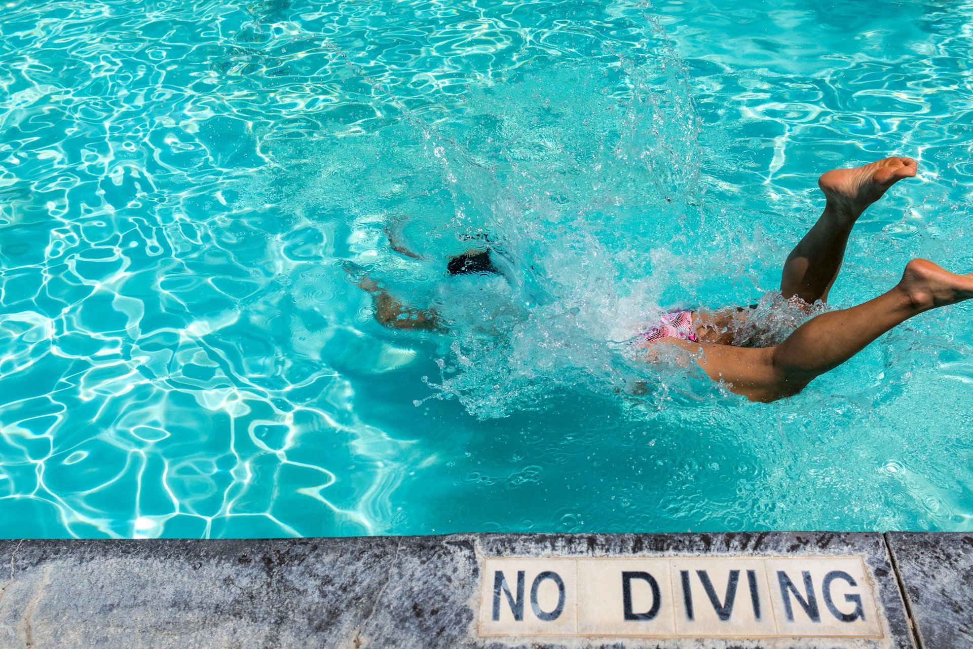 no diving