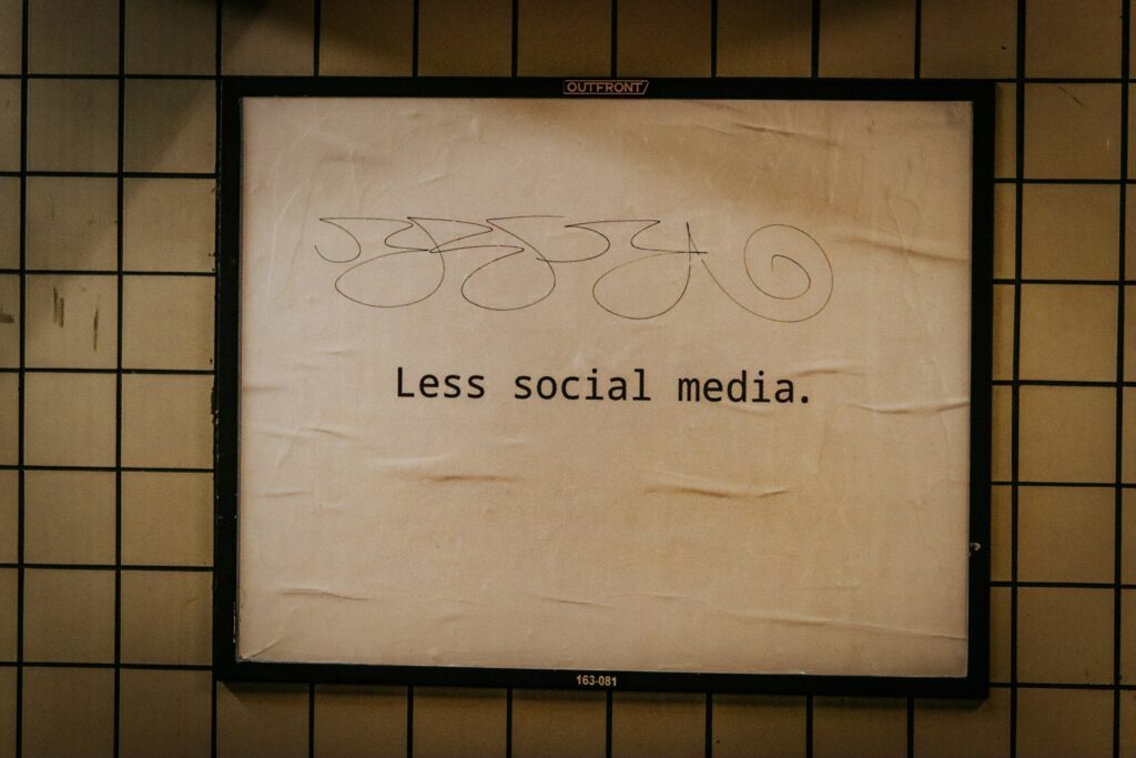 less social media