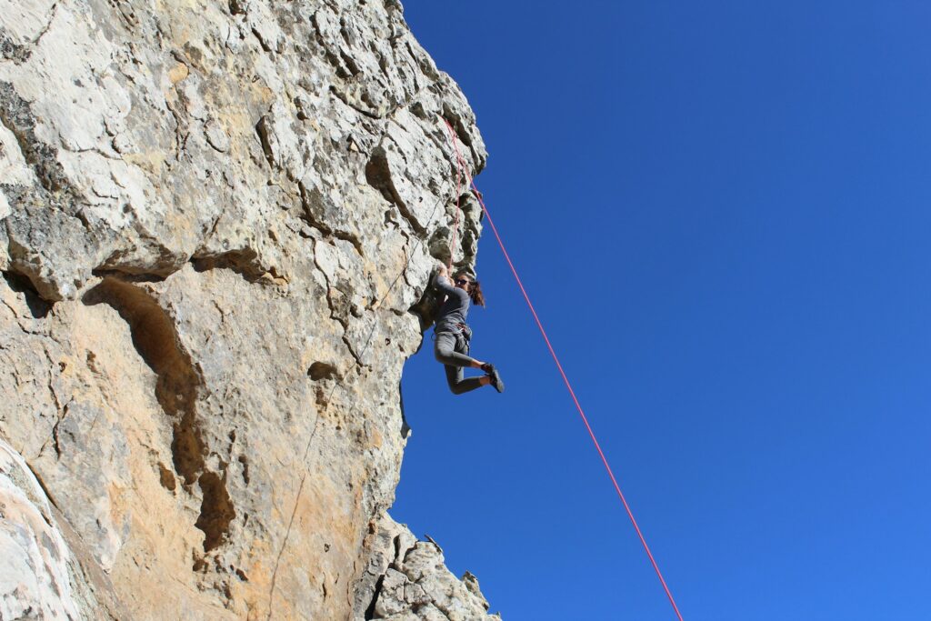 rock climbing
