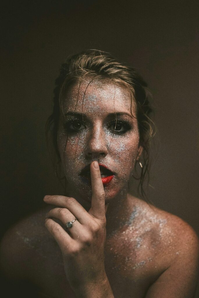 mulher calada