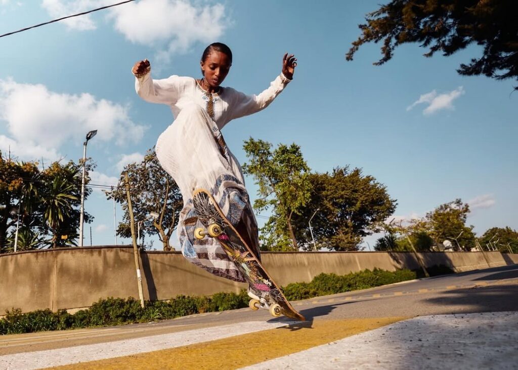 Ethiopian Girl Skaters