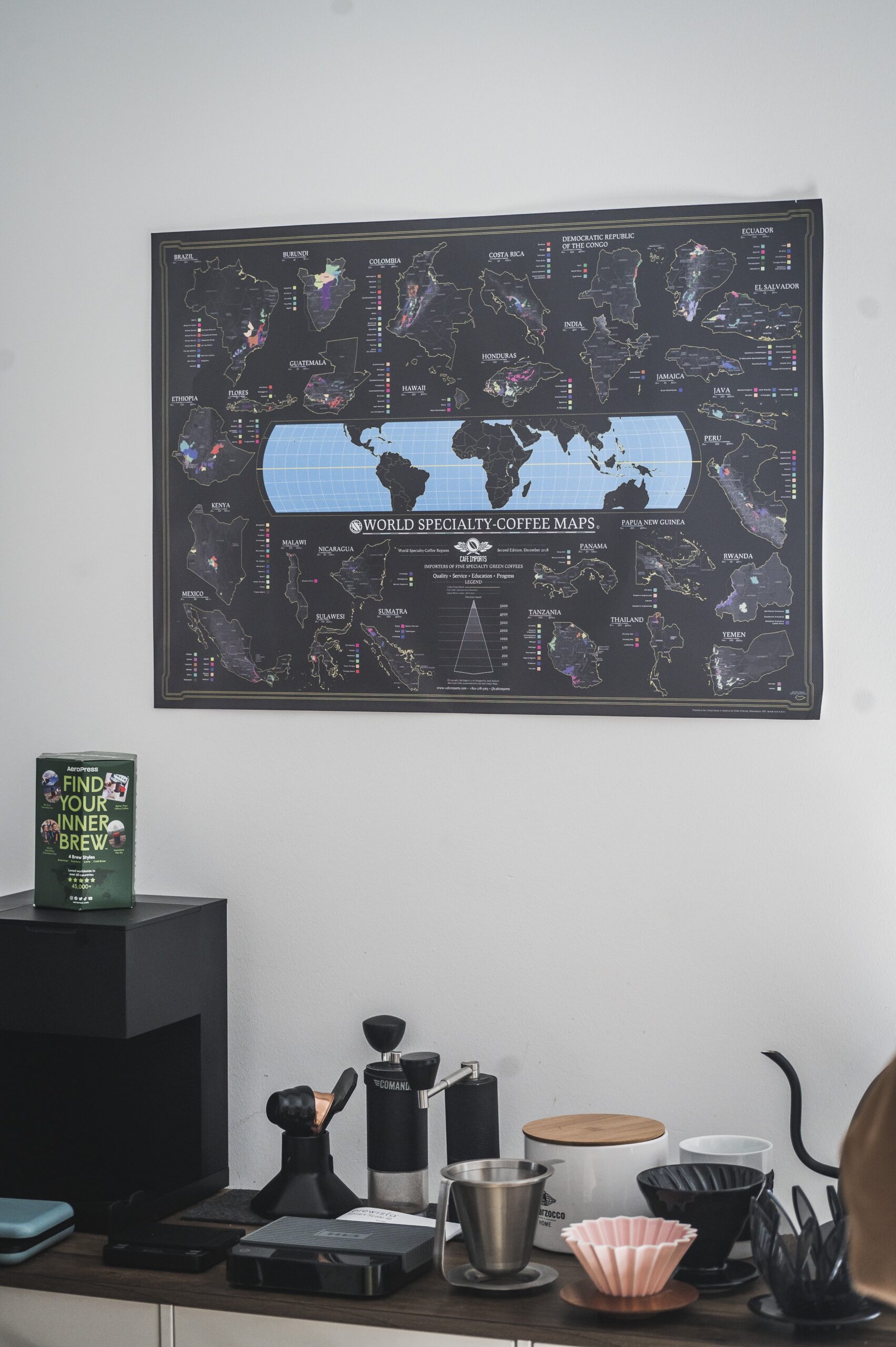 mapa café