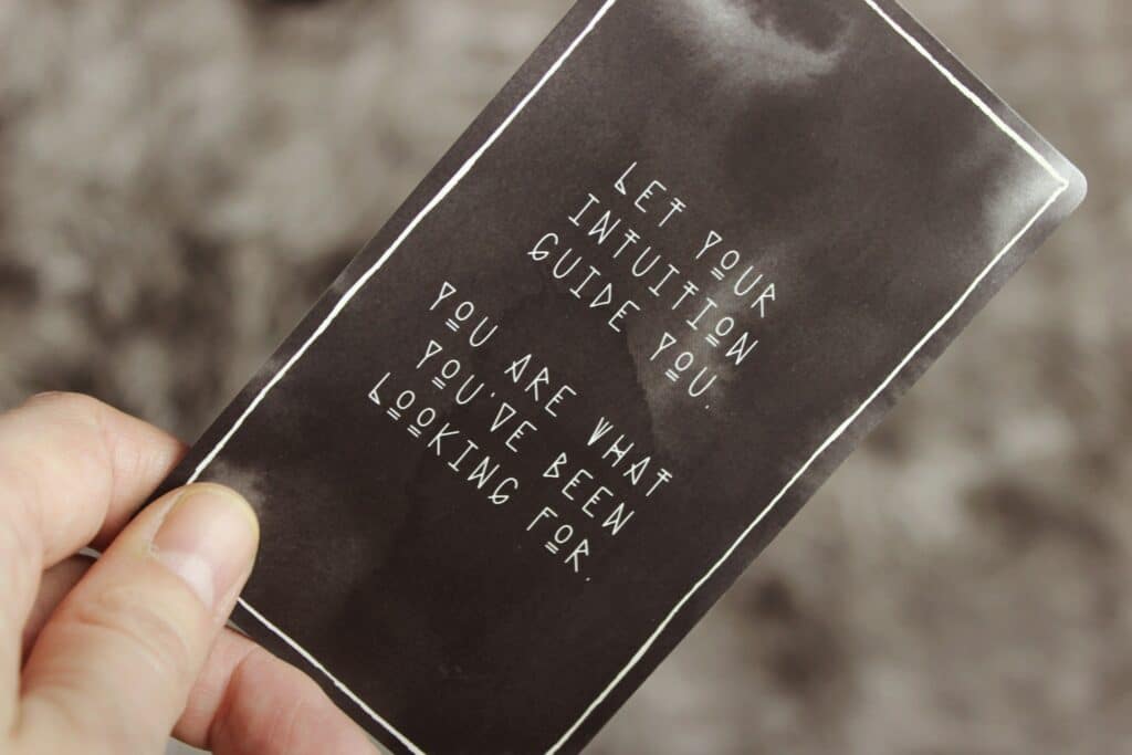 intuition card