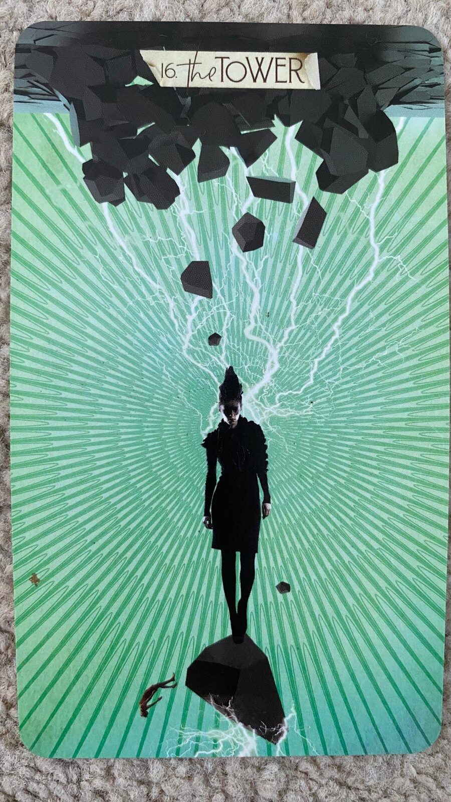 carta tarot - a torre