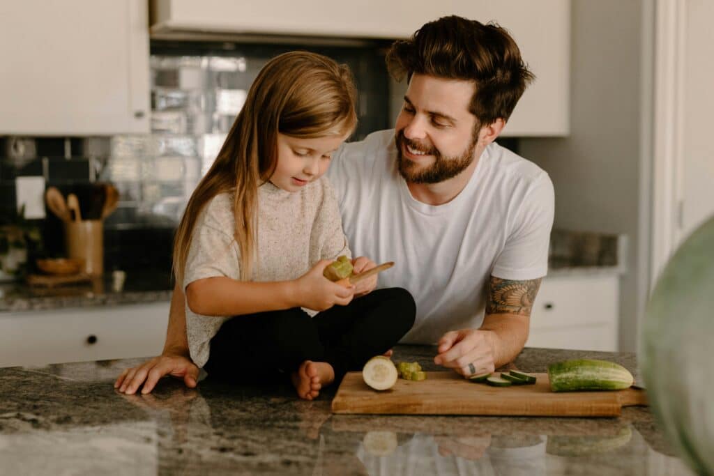 pai e menina