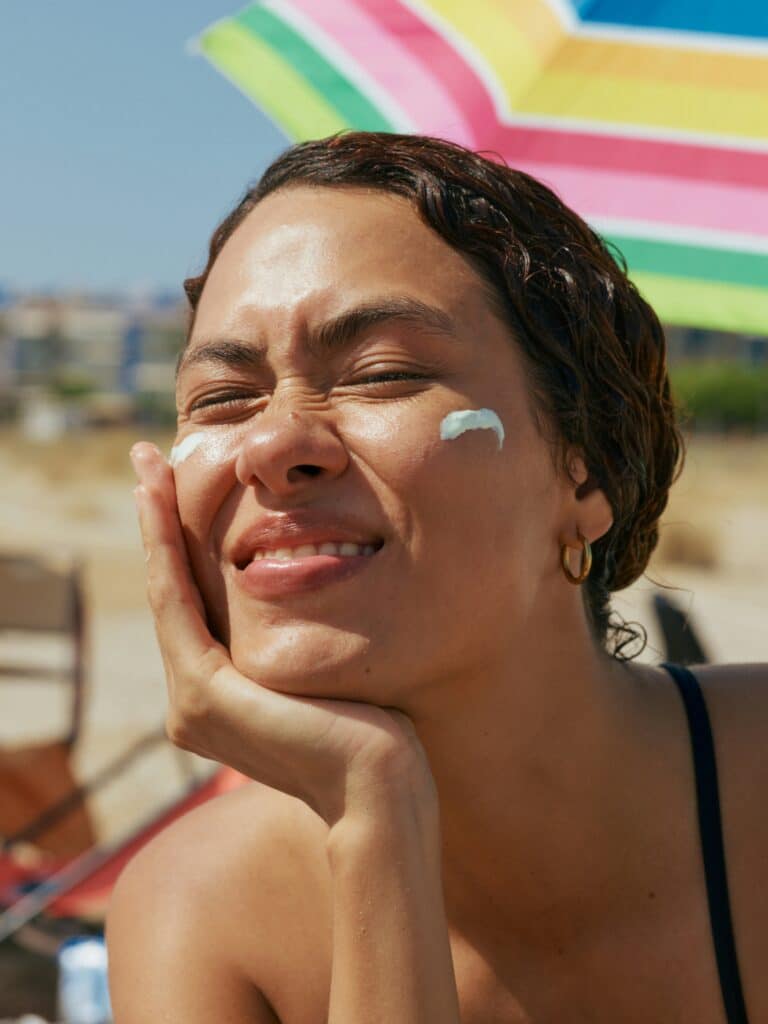 protetor solar praia